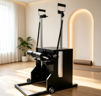 Chaise Wunda de Pilates professionnelle réglable pour l'entraînement de base en studio, salle de sport et yoga