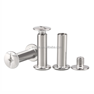 Tornillo de Chicago Personalizado Acero inoxidable Latón Tornillo de Chicago Poste de encuadernación Tornillo macho y hembra - Product Image 5