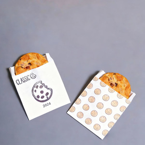 Sacs à hamburgers écologiques en kraft blanc et brun, imperméables, résistants à la graisse, isolés, avec <span class=keywords><strong>logo</strong></span> personnalisé et inserts en papier sulfurisé - Product Image 4