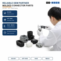 Moulage par injection de haute précision sur mesure pour connecteurs industriels avec opérations secondaires