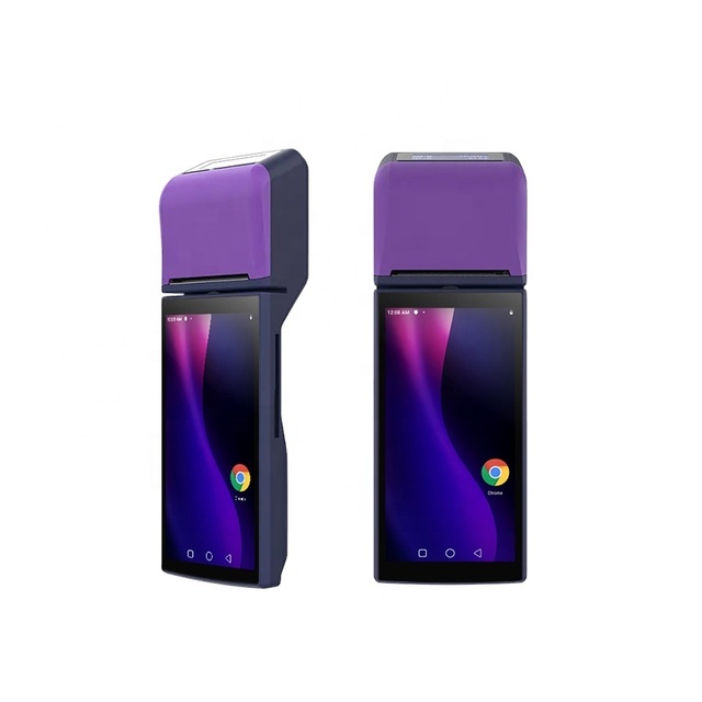 Jepower OEM/ODM 4G Android Desktop Tablet 6 Inch Mobile POS Terminal with Integrated 58mm Printer in Stock