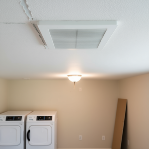 Ventilador de Extracción para Baño Blanco de 4 Pulgadas D0100XFP4C7 50-80-110 CFM, Montaje en Techo, Ventilación para Lavandería, Almacenamiento y Hogar - Product Image 2