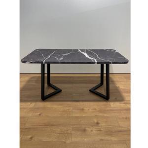 <b>Table</b> Powder-coated Steel Frame MDF Tabletop U-<b>Leg</b> OEM/ODM High Quality Modern U-<b>Leg</b> Rectangular Rectangular <b>Table</b> - Product Image 3