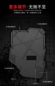 Yoogoo G92 USB Có Dây Tay Trái Đèn Nền LED <span class=keywords><strong>Mini</strong></span> Bàn Phím Duy Nhất Một Tay Bàn Phím Chơi Game - Product Image 3