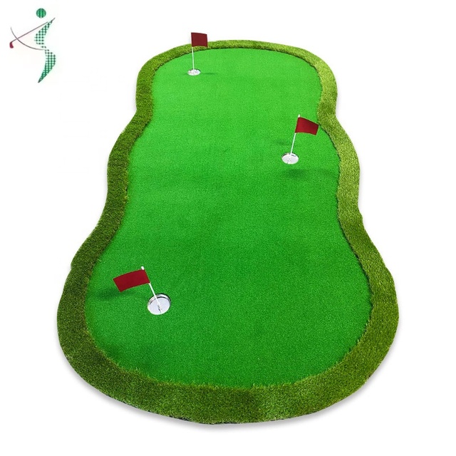 SXL-GL1 Hot Sale Indoor Outdoor Training Mat Portable Golf Green Simulator Artificial Grass Mini Golf Course