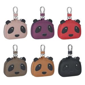 AndoBag Sac à écouteurs en cuir véritable pour femmes, pour l'extérieur, usage quotidien, petit portefeuille à clés portable avec porte-clés, simple et élégant 3221 - Product Image 6