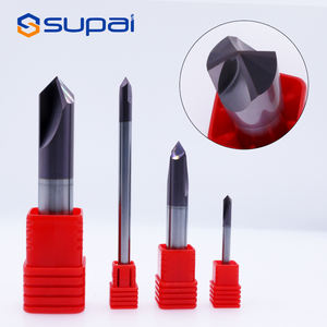 مطحنة طحن من الفولاذ التنغستن كربيد صلب مصقول للغاية من SUPAL ، مطحنة من الفولاذ المقاوم للصدأ مع طلاء أسود من القصدير TiSiN - Product Image 5