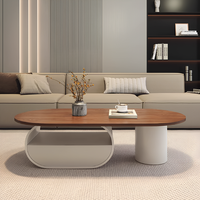 Table basse en bois massif noyer prête à être expédiée, table à thé moderne gain de place pour petit appartement, prix direct usine