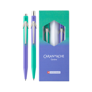 Set de Regalo <span class=keywords><strong>CARAN</strong></span> D'ACHE Serie Aurora Suiza 849, Bolígrafo de Aceite 844 y Lápiz Mecánico, Caja de Caligrafía para Estudiantes y Ocasiones Especiales - Product Image 1