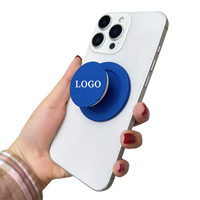 OEM Logo personnalisé couleur aimant rétractable poignée de téléphone conception motif forme support de téléphone pour iPhone pour Magsafe Finger Holder