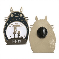 Broche Souvenir Métallique Saint-Valentin Thème Animal Émail Doux Forme Personnalisée Électroplaquée Cadeaux Promotionnels Vente Directe Usine