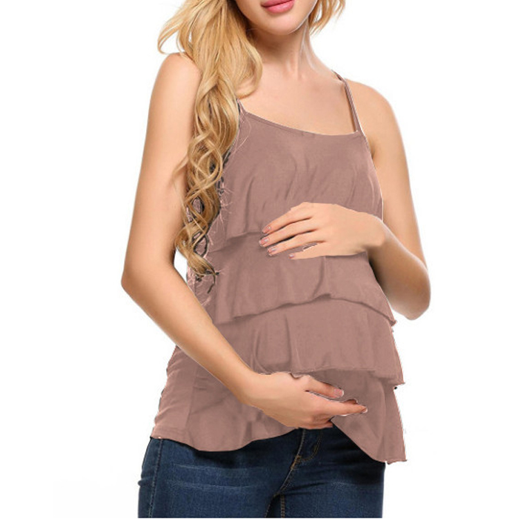 Летняя одежда для беременных без рукавов майка для беременных
