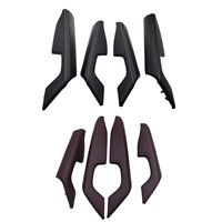Ensemble d'accoudoirs de porte intérieure en cuir durable WH compatible avec Toyota Hilux Revo 2015 à 2023, intérieur automobile