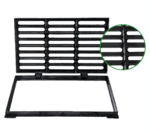 Caillebotis en fonte ductile robuste Cadres de couverture de fossé Couvercle de piège à ravin - Product Image 2