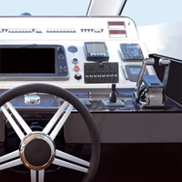 Panneau de commutation à bascule LED 8 gangues avec disjoncteurs, port USB, voltmètre, prise allume-cigare, tableau électrique pour bateau 12V-24V