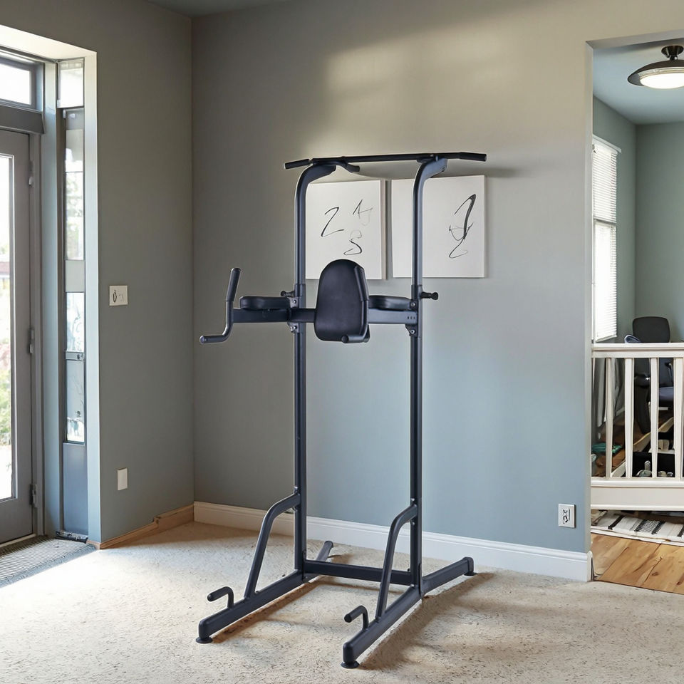 Workout Tower Versatile Power Tower Gym Equipment Ideal for Pull-Ups and Full-Body ...