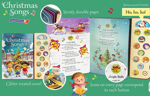 <span class=keywords><strong>Libro</strong></span> Interactivo con Sonidos Temáticos Navideños, <span class=keywords><strong>Libro</strong></span> <span class=keywords><strong>de</strong></span> Audio con Música Navideña, Tapa Dura, Encuadernación Perfecta, para Niños Pequeños y Preescolares - Product Image 5