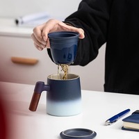 Coffret Cadeau d'Affaires de Luxe avec Logo Personnalisé pour Fête Annuelle – Mug à Thé Tendance, Parapluie et Carnet en PU dans une Boîte Cadeau Élégante