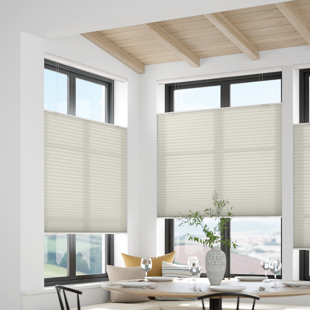 Honeycomb Shade Moisture Resistant Energy Efficient Soundproof Cordless Accordion Blinds Blackout Honeycomb Blinds for Bedroom