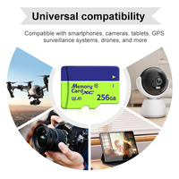 Carte TF en gros haute vitesse Classe 10 U3 V30 64 Go-1 To, transfert de données rapide, certifiée CE/FCC, marque OEM