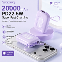 Nouvelle Offre 2026 : Batterie Externe Portable 20000mAh avec Affichage LED et Charge Rapide PD22.5W pour Smartphone – Fournisseur OEM/ODM