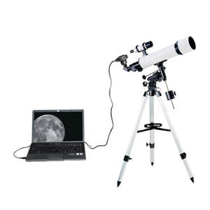 1.3 mp 와이드 다이나믹 레인지, 직경 127mm, 초점 거리 렌즈 1200mm, 적도 마운트가 있는 디지털 굴절 망원경 - Product Image 4