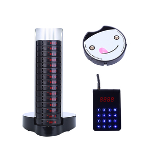 Byhubyeng rung nhà hàng nhắn tin nhà hàng buzzer Máy nhắn tin gọi hệ thống đầy đủ không thấm nước chứng nhận FM khoảng cách> 3000m - Product Image 1