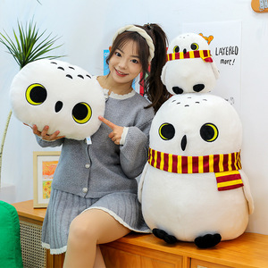 Nuovo Cuscino Letto Hedwig in Peluche a Tema <span class=keywords><strong>Cartone</strong></span> <span class=keywords><strong>Animato</strong></span> per Bambini 0-24 Mesi, Imbottitura in Cotone PP, Regali <span class=keywords><strong>di</strong></span> Natale - Product Image 2