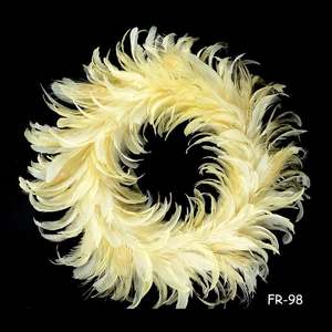 Ghirlanda floreale piuma di natale ghirlanda per la porta di casa finestra della parete della festa di nozze di ringraziamento autunno autunno decorazione - Product Image 6