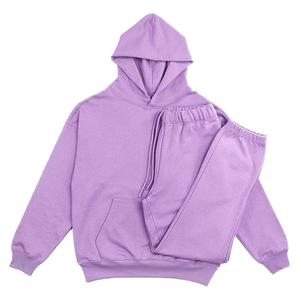 Conjunto Deportivo de Invierno Unisex, Elegante, Transpirable, Tallas Grandes, Informal, con Cuentas, Sudadera con Capucha y Pantalones Jogger, 65% Algodón, 35% Poliéster - Product Image 1