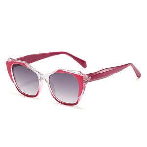 Irregular Sunglasses Plastic <b>Frame</b> <b>Black</b> UV400 Protection Unisex Outdoor Use - Product Image 4