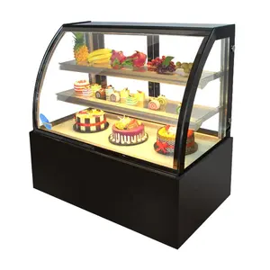 Bolos com exibição de bolos comercial, confeitaria, alimentos, refrigerador, sobremesa, superfície, refrigeração para bolos