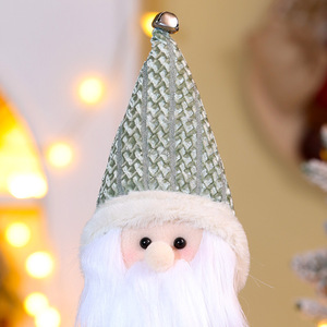 Christmas Decoration Retractable Santa Claus Snowman Reindeer Christmas <b>Knitted</b> <b>Toy</b> Happy New Year Xmas Dolls Ornaments - Product Image 6