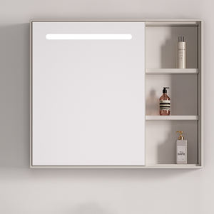 Conjunto <span class=keywords><strong>de</strong></span> Muebles <span class=keywords><strong>de</strong></span> Baño Modernos para Colgar en la Pared, Gabinete <span class=keywords><strong>de</strong></span> Baño Resistente al Agua <span class=keywords><strong>de</strong></span> PVC con Espejo, Marca BF Factory - Product Image 2