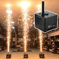Machine à Étincelles Froides 10M Cold Burst Spark Jet 1000W, Machine à Étincelles Froides pour Événements DJ, Machine à Étincelles avec Télécommande DMX, Feux d'Artifice Froids