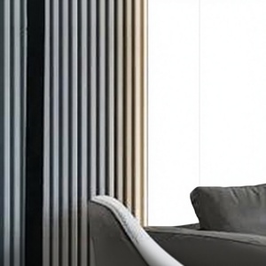 Vertical Striped Curtains Black Gray Beige Modern Living Room Window Drapes - Product Image 6