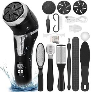 Pulidor de Pies Portátil, Resistente al Agua IPX7, Removedor de Callos con 13 Cabezales, Exfoliante de Piel, Pantalla LCD, Batería, Uso Doméstico - Product Image 4