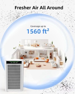 Grand <span class=keywords><strong>purificateur</strong></span> <span class=keywords><strong>d</strong></span>'<span class=keywords><strong>air</strong></span> domestique et commercial avec aromathérapie intelligente, véritable HEPA pour l'élimination des odeurs et des poils <span class=keywords><strong>de</strong></span> <span class=keywords><strong>chat</strong></span>, prise américaine - Product Image 2