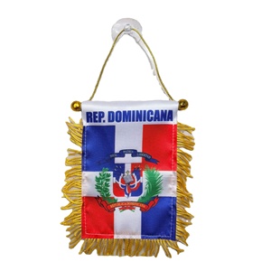Venta <span class=keywords><strong>caliente</strong></span> República Dominicana Día Nacional Animando Bandera Productos Bandera Dominicana Cadena Collar Pins para Eventos - Product Image 5