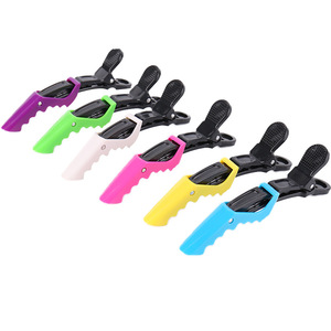 Salon Haars tyling Doppelte Farb <span class=keywords><strong>clips</strong></span> Schönheit Friseur Haars pangen Kunststoff Alligator Haars pangen - Product Image 1
