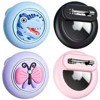 Nouvelle coque de protection en gel de silicone invisible pour AirTag, étui anti-perte pour enfants, seniors, bagages et vêtements