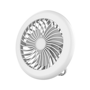 Ventilador de Camping Portátil con Luz LED, Recargable, Funciona con Batería, para Uso en Exteriores, Escritorio, Tienda de Campaña, con Función de Luz - Product Image 5