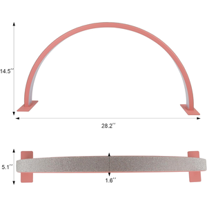 Lampe de salon professionnelle en forme de <span class=keywords><strong>croissant</strong></span> pour la fabrication d'ongles, lumière de bureau en forme d'arche brillante, support de téléphone, lumière de table LED en forme de demi-<span class=keywords><strong>lune</strong></span>, 75 cm - Product Image 5