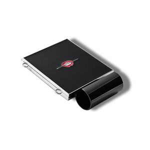 Innovative Design Customized Black <b>Rectangle</b> Soft Enamel Metal Portable Double Sided Makeup <b>Mirror</b> - Product Image 6