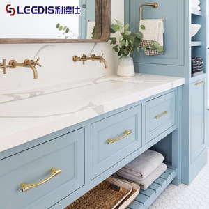LGEDIS Gold Diamond <b>Cabinet</b> Handles Zinc Alloy Bar Shape For <b>Drawer</b> Wardrobe Furniture Hardware - Product Image 2