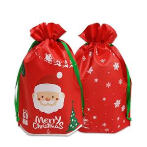 Nhà Máy Không Dệt Kẹo Trung/Thêm Lớn Dây Kéo Túi Giáng Sinh Thân Thiện Với Môi Thực Phẩm Pouch Bao Bì Túi Quà Tặng Mua Sắm - Product Image 3