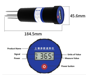 Leitura Instantânea Portátil Handheld Com Tela Inteligente Display LCD Agricultura Digital Soil NPK <span class=keywords><strong>Tester</strong></span> 4-20mA Soil NPK Sensor - Product Image 4
