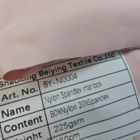 Tissu en nylon et élasthanne à maille interlock hautement élastique pour pantalons de yoga, maillots de bain, soutiens-gorge - Matière extensible teignable pour filles