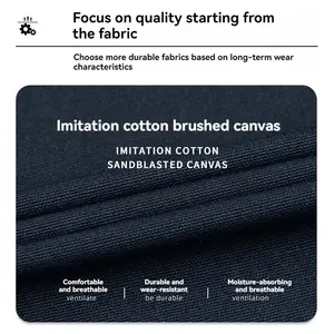 作業服男性用マルチポケット作業服全体カバーオールカスタム制服スーツカバーオール - Product Image 2