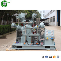 Compresor industrial sin aceite de 30KW Entrada de pistón de gas de óxido de carbono CO de bajo mantenimiento Salida de 0.05Bar Flujo de 25Bar 120Nm3/H